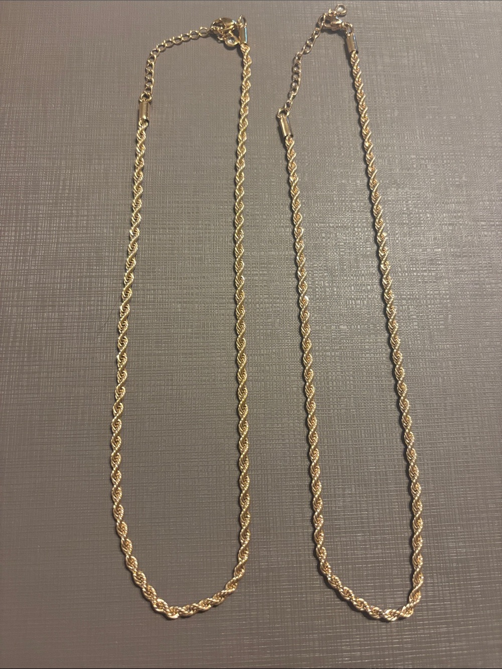 Elegant Gold Rope Necklace for Women - Classic Twist Chain